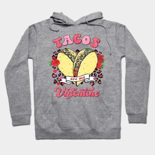 Tacos Are My Valentine Be My Taco Western Love Hoodie